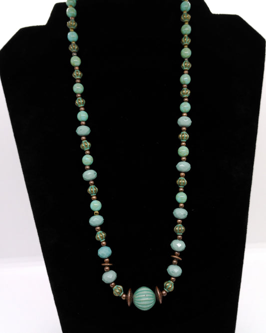 Aqua and Copper Beauty