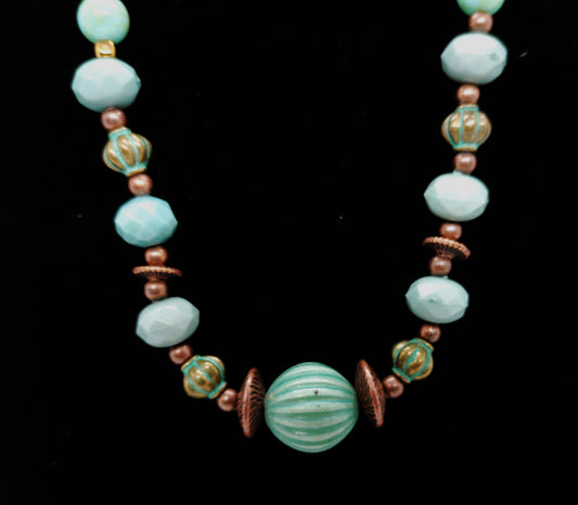 Aqua and Copper Beauty